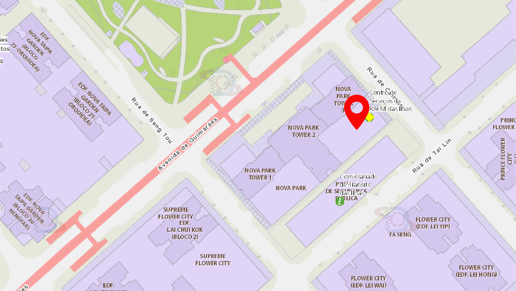 Centro de Serviços da RAEM das Ilhas地圖